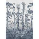 G P & J BAKER - TALL TREES- DELFT BLUE - Wallcovering by the Roll