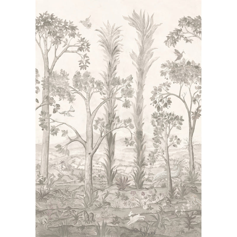 G P & J BAKER - TALL TREES- SEPIA - Wallcovering by the Roll SEPIA