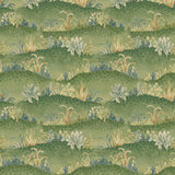 G P & J BAKER - GARDEN TAPESTRY- ROYAL GREEN - Wallcovering by the Roll