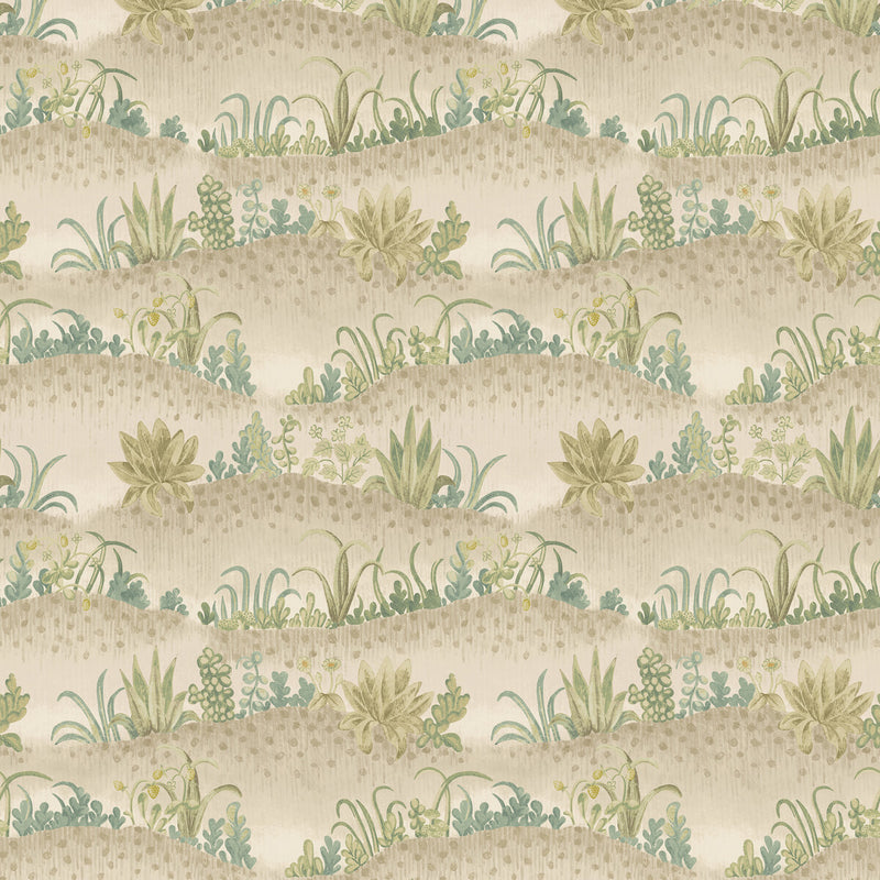 G P & J BAKER - GARDEN TAPESTRY- SOFT BLUE/GREEN - Wallcovering by the Roll SOFT BLUE/GREEN