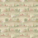 G P & J BAKER - GARDEN TAPESTRY- PINK/GREEN - Wallcovering by the Roll