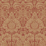 G P & J BAKER - QUEEN'S DAMASK- OLD RED - Wallcovering by the Roll