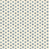G P & J BAKER - COURT BUTTONS- BLUE - Wallcovering by the Roll