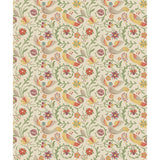 G P & J BAKER - ROYAL COURT- RED/GREEN - Wallcovering by the Roll