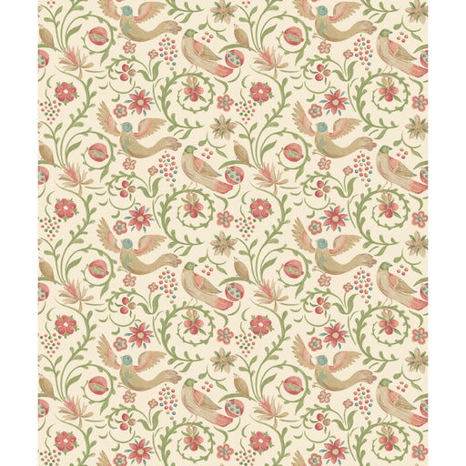 G P & J BAKER - ROYAL COURT- PINK/GREEN - Wallcovering by the Roll PINK/GREEN