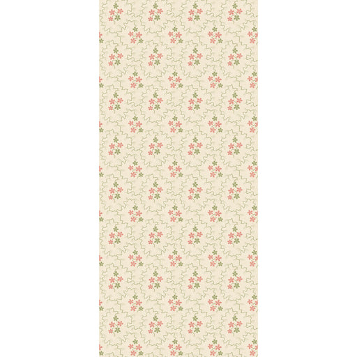 G P & J BAKER - POSY- GREEN/RED - Wallcovering by the Roll GREEN/RED