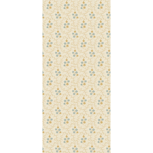 G P & J BAKER - POSY- OCHRE/BLUE - Wallcovering by the Roll OCHRE/BLUE