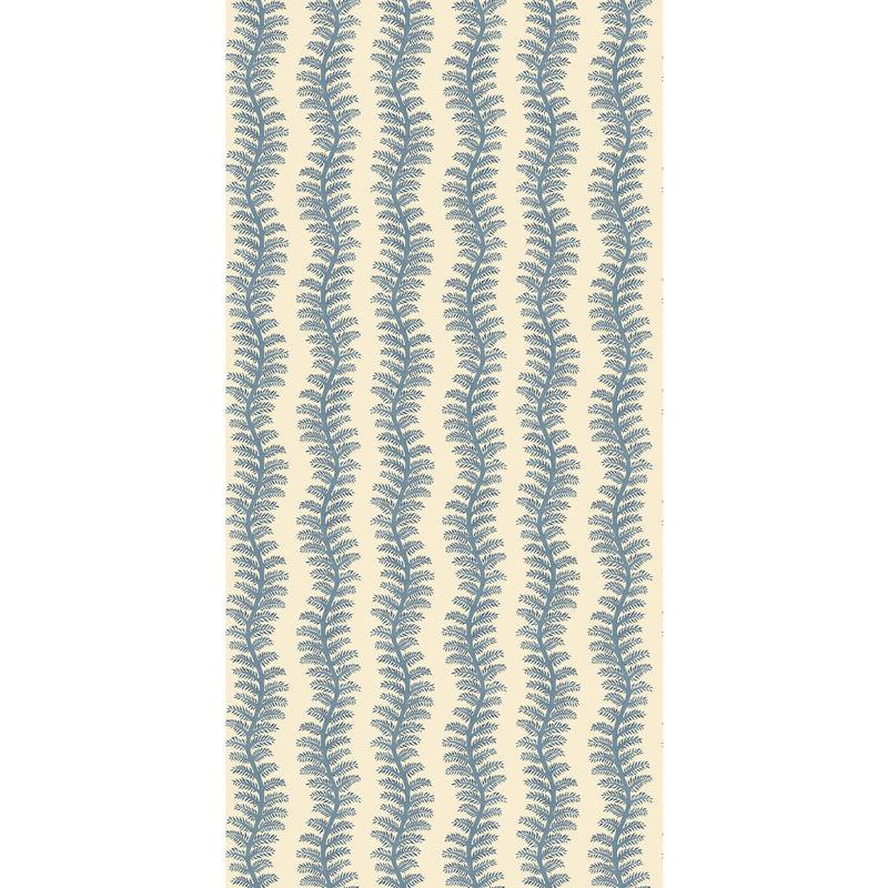 G P & J BAKER - TETBURY STRIPE- INDIGO - Wallcovering by the Roll INDIGO