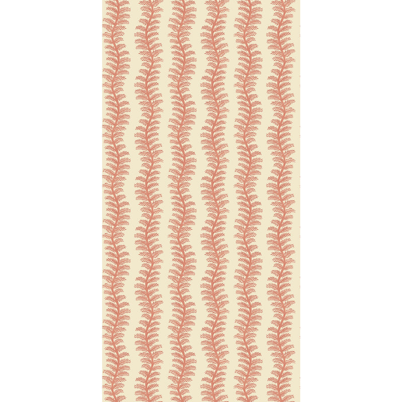 G P & J BAKER - TETBURY STRIPE- SOFT RED - Wallcovering by the Roll SOFT RED