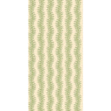 G P & J BAKER - TETBURY STRIPE- LEAF GREEN - Wallcovering by the Roll