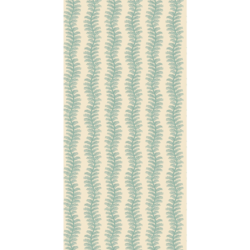 G P & J BAKER - TETBURY STRIPE- TEAL - Wallcovering by the Roll TEAL