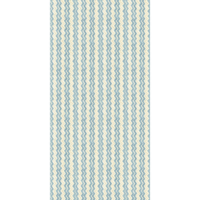 G P & J BAKER - ZIGGY- BLUE - Wallcovering by the Roll BLUE