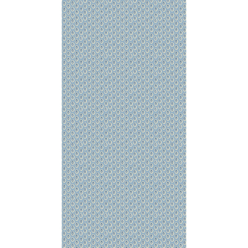G P & J BAKER - DOTTY- BLUE - Wallcovering by the Roll BLUE