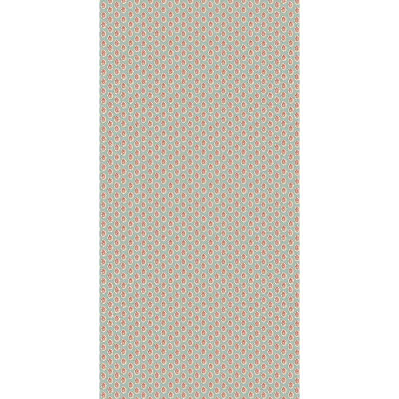 G P & J BAKER - DOTTY- AQUA - Wallcovering by the Roll AQUA