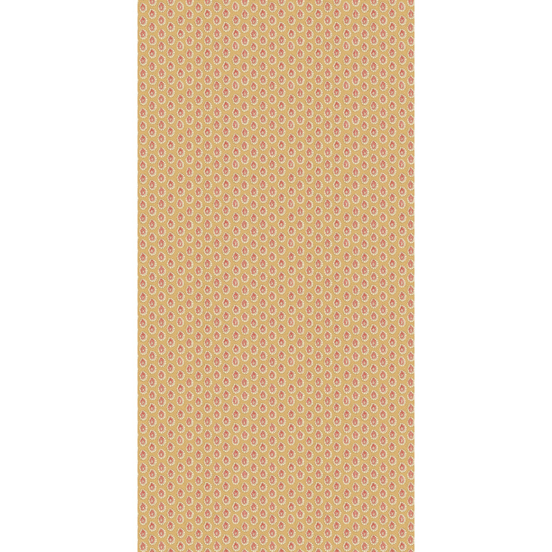 G P & J BAKER - DOTTY- OCHRE - Wallcovering by the Roll OCHRE