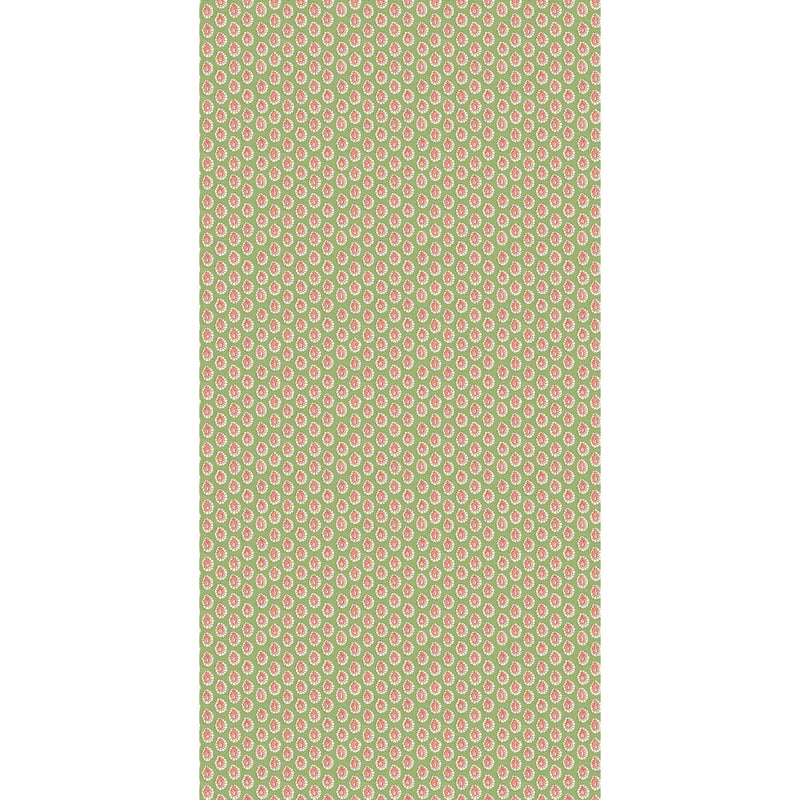 G P & J BAKER - DOTTY- GREEN - Wallcovering by the Roll GREEN