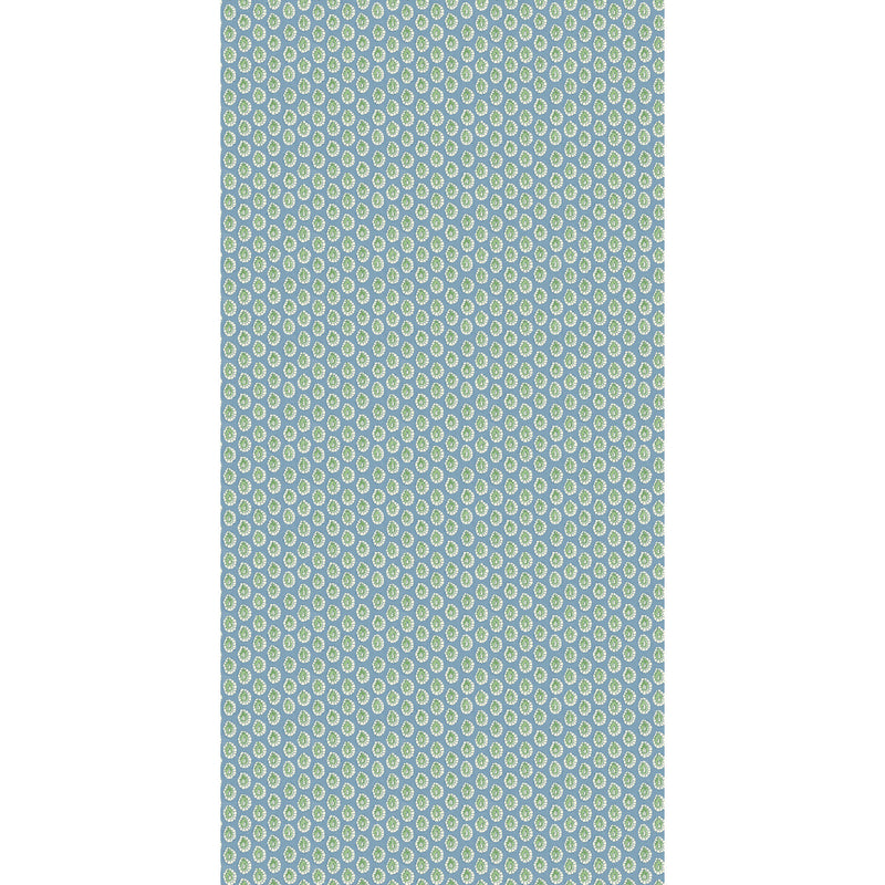 G P & J BAKER - DOTTY- BLUE/GREEN - Wallcovering by the Roll BLUE/GREEN