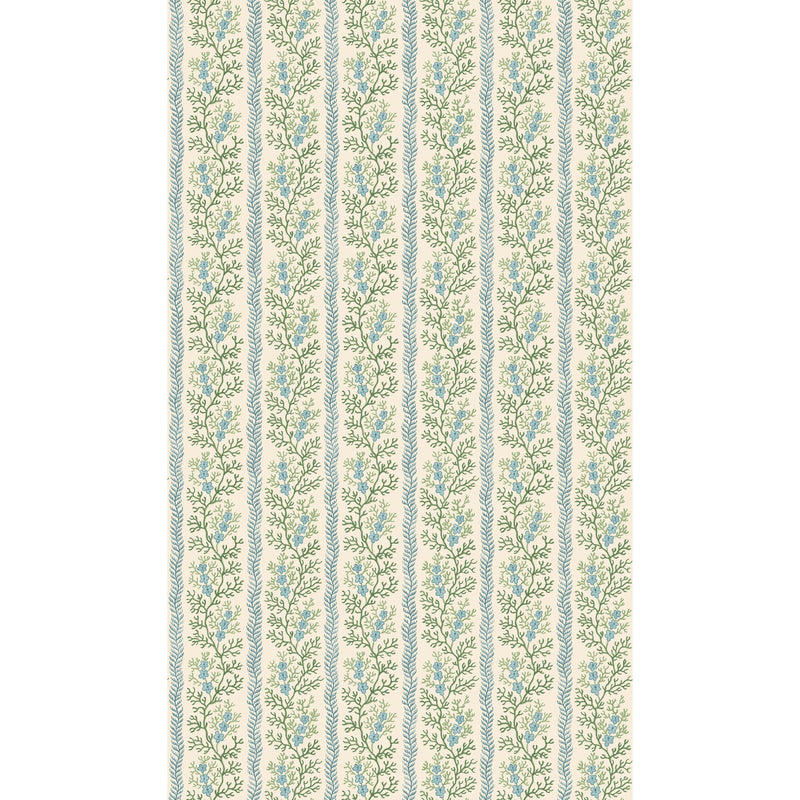 G P & J BAKER - SYMINGTON- BLUE - Wallcovering by the Roll BLUE