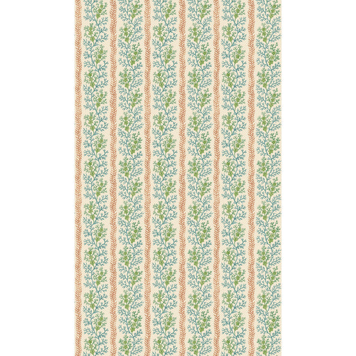 G P & J BAKER - SYMINGTON- TEAL/RED - Wallcovering by the Roll TEAL/RED