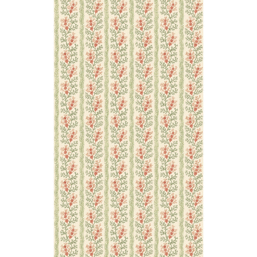 G P & J BAKER - SYMINGTON- GREEN/RED - Wallcovering by the Roll GREEN/RED