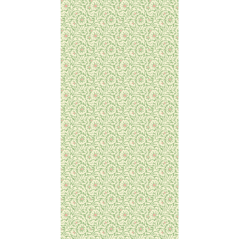 G P & J BAKER - FLOWER PATCH- GREEN - Wallcovering by the Roll GREEN