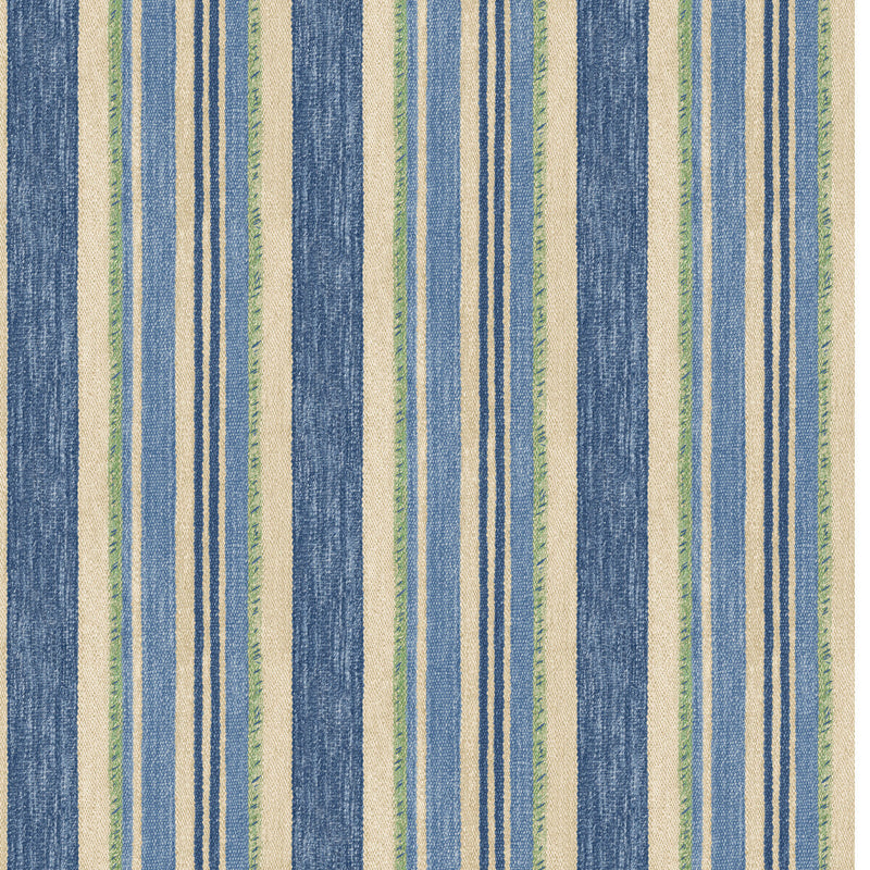 G P & J BAKER - CLOUDLINE- BLUE/GREEN - Wallcovering by the Roll BLUE/GREEN