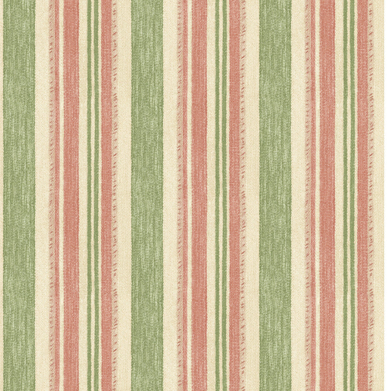 G P & J BAKER - CLOUDLINE- SOFT RED/GREEN - Wallcovering by the Roll SOFT RED/GREEN