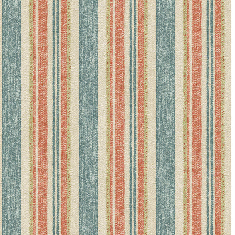 G P & J BAKER - CLOUDLINE- TEAL/SPICE - Wallcovering by the Roll TEAL/SPICE