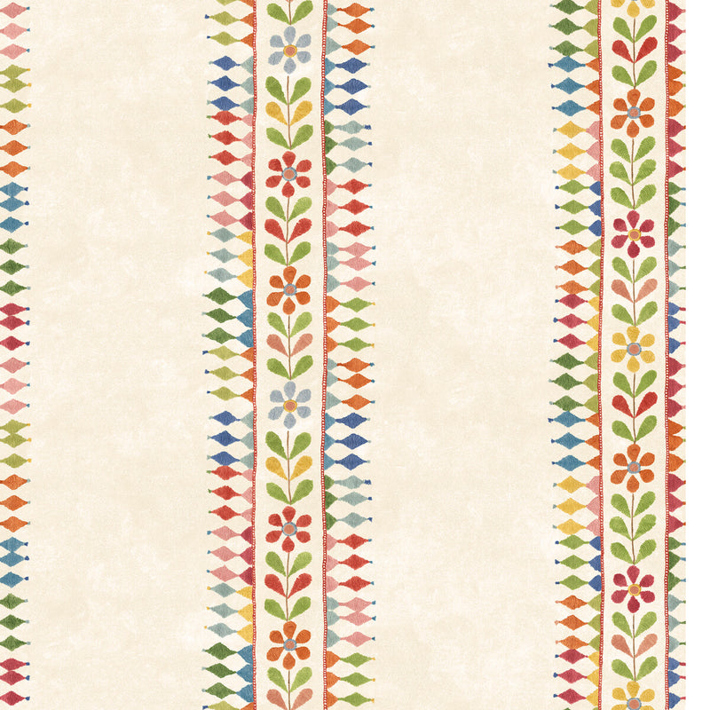G P & J BAKER - FLOWER POT- JEWEL - Wallcovering by the Roll JEWEL