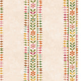 G P & J BAKER - FLOWER POT- GREEN/PINK - Wallcovering by the Roll