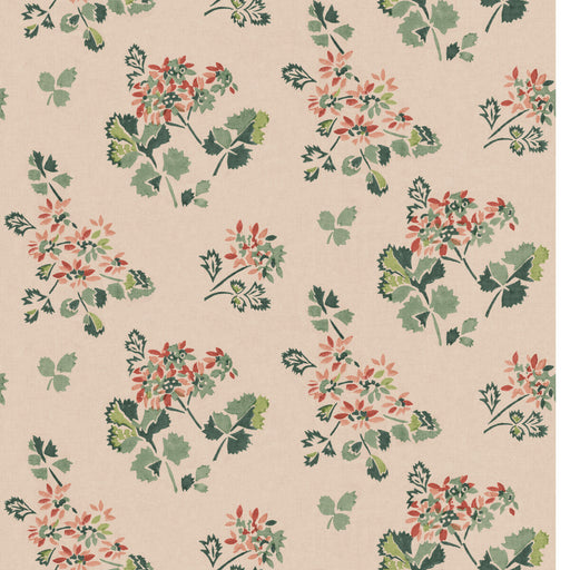 G P & J BAKER - FOREST FLOWER- PLASTER - Wallcovering by the Roll PLASTER