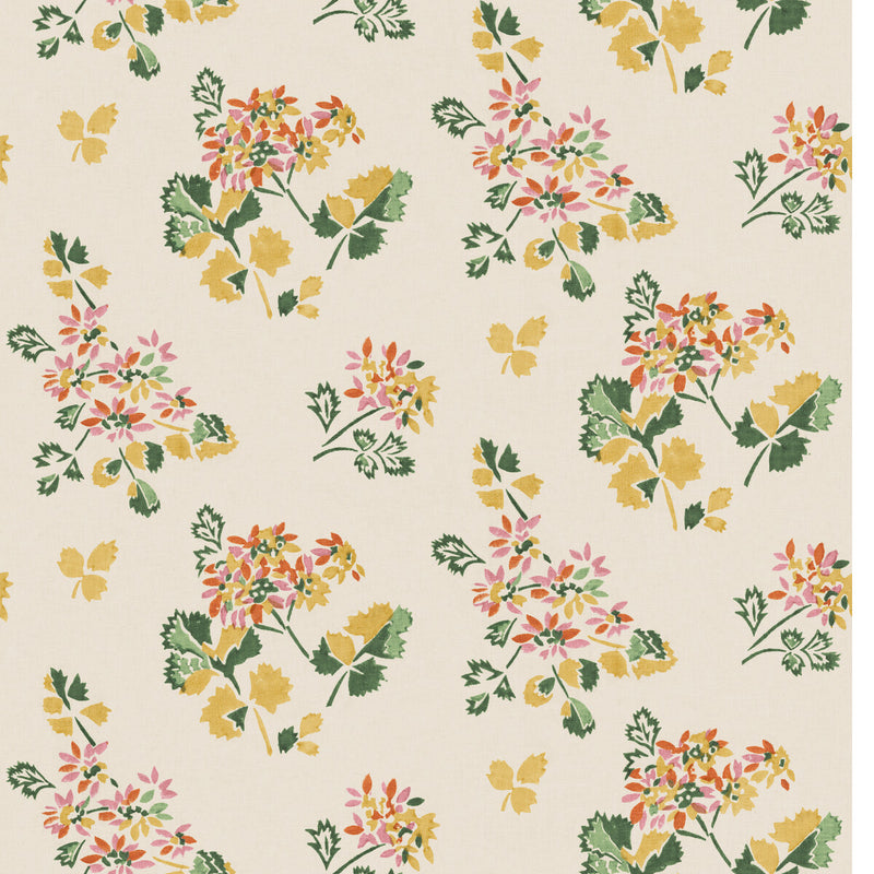 G P & J BAKER - FOREST FLOWER- SPICE/OCHRE - Wallcovering by the Roll SPICE/OCHRE