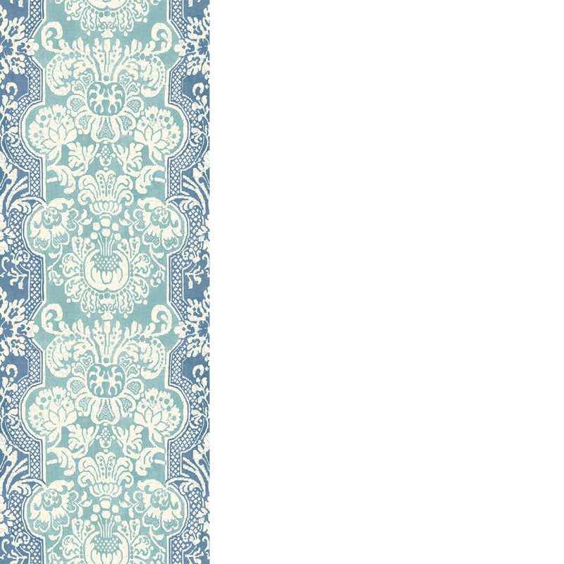 G P & J BAKER - MARIGOLD- OCEAN - Wallcovering by the Roll OCEAN
