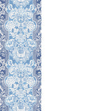 G P & J BAKER - MARIGOLD- BLUE - Wallcovering by the Roll