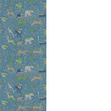 G P & J BAKER - NOAH'S ARK- BLUE - Wallcovering by the Roll