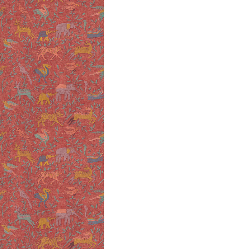 G P & J BAKER - NOAH'S ARK- SPICE - Wallcovering by the Roll SPICE