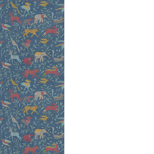 G P & J BAKER - NOAH'S ARK- INDIGO - Wallcovering by the Roll INDIGO