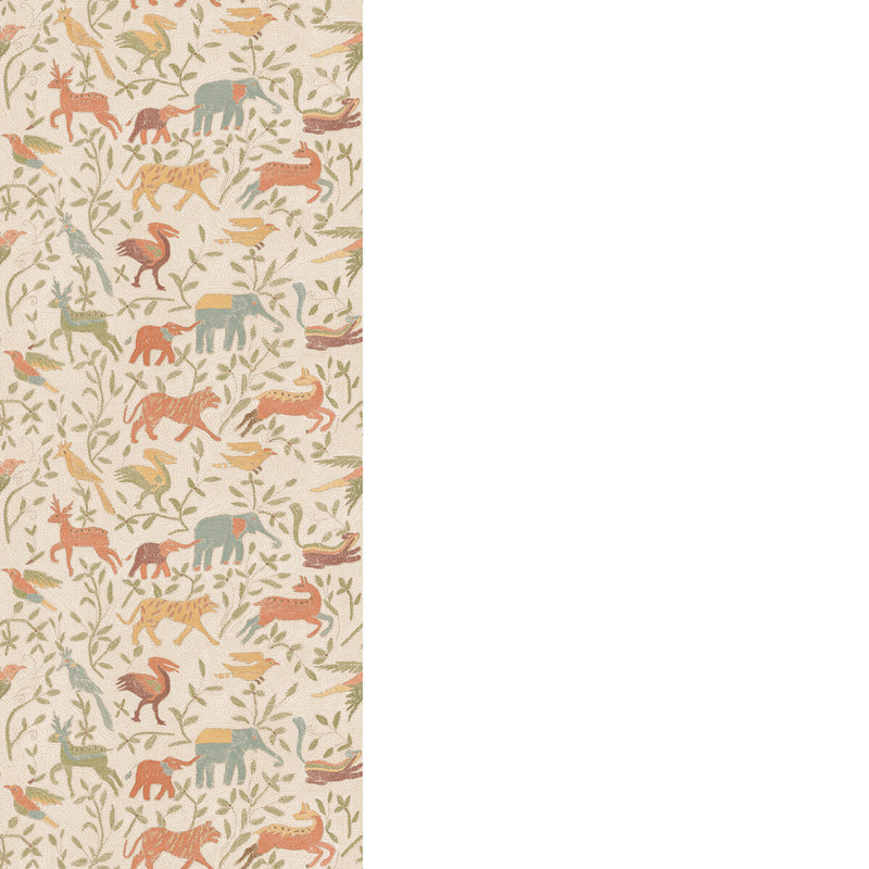 G P & J BAKER - NOAH'S ARK- SAVANNAH - Wallcovering by the Roll SAVANNAH