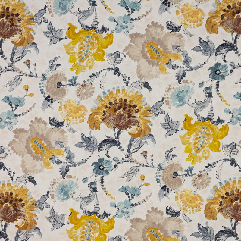 RM Coco - Brushstroke Floral - Fabric by the Yard - Samples Available Upon Request