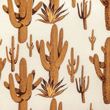 KRAVET COUTURE - CACTI LAND- SAFFRON - Fabric by the Yard