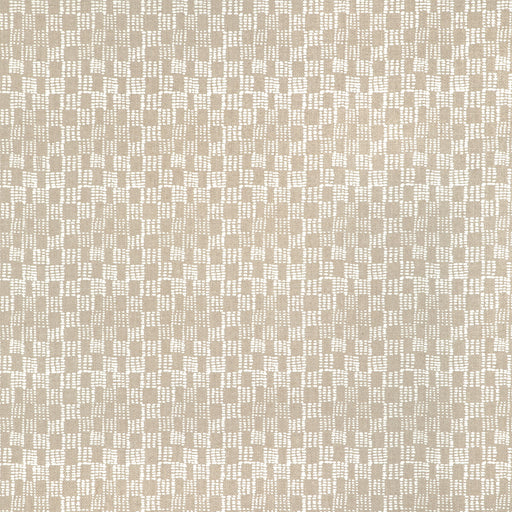 CAROLINE CECIL TEXTILES - BECK- WHITE/NATURAL - Fabric by the Yard WHITE/NATURAL