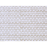 CAROLINE CECIL TEXTILES - GAMAL- WHITE/NATURAL - Fabric by the Yard