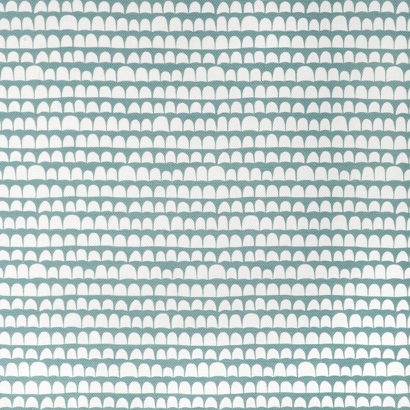 CAROLINE CECIL TEXTILES - HANNU- DENIM/OYSTER - Fabric by the Yard DENIM/OYSTER