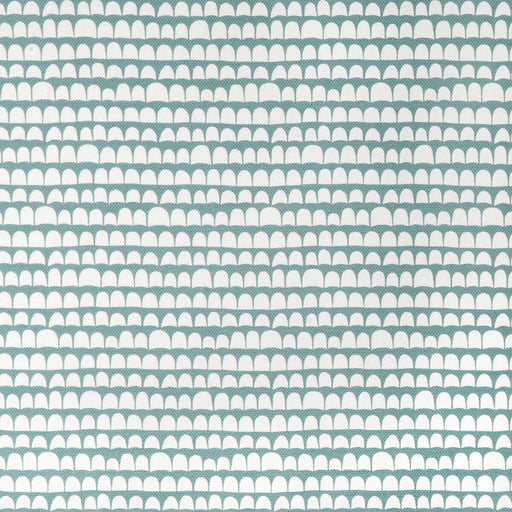 CAROLINE CECIL TEXTILES - HANNU- DENIM/OYSTER - Fabric by the Yard DENIM/OYSTER