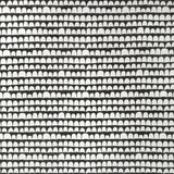 CAROLINE CECIL TEXTILES - HANNU- BLACK/ECRU - Fabric by the Yard