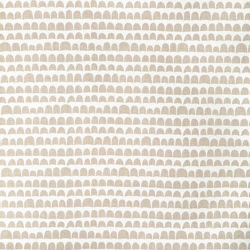 CAROLINE CECIL TEXTILES - HANNU- WHITE/NATURAL - Fabric by the Yard WHITE/NATURAL