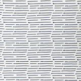 CAROLINE CECIL TEXTILES - INK STRIPE- DARK NAVY/OYSTER - Fabric by the Yard