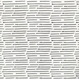 CAROLINE CECIL TEXTILES - INK STRIPE- BLACK/OYSTER - Fabric by the Yard