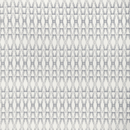 CAROLINE CECIL TEXTILES - KETUT- DARK NAVY/OYSTER - Fabric by the Yard DARK NAVY/OYSTER
