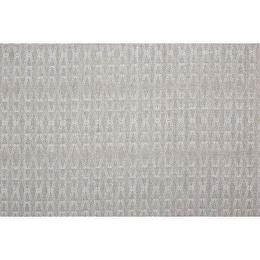 CAROLINE CECIL TEXTILES - KETUT- WHITE/NATURAL - Fabric by the Yard WHITE/NATURAL